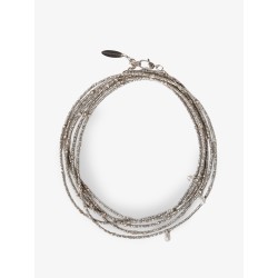 Wrap hematite and 925 Sterling silver bracelet