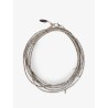 Wrap hematite and 925 Sterling silver bracelet