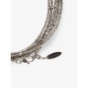 Wrap hematite and 925 Sterling silver bracelet