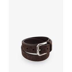 Suede belt