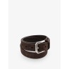 Suede belt