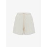Viscose and linen blend Cancun bermuda shorts