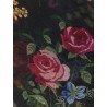 Silk blazer with floral print