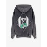 Cotton sweatshirt with print on the front