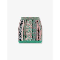 Multicolored cotton skirt