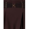 Satin mini skirt
