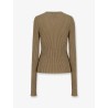 Ribbed cotton blend sweater