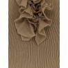 Ribbed cotton blend sweater