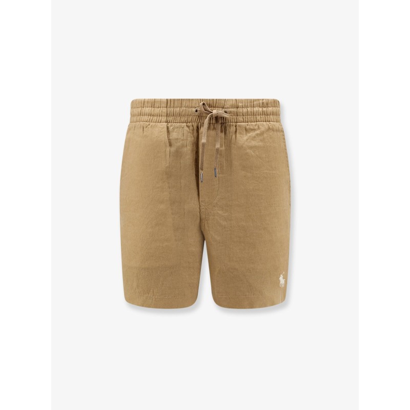 Linen bermuda shorts