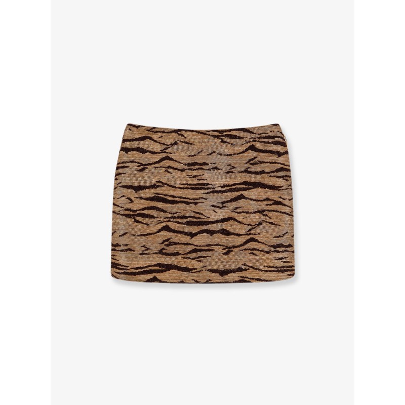 Embroidered mini skirt