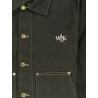 Carpenter's green denim jacket
