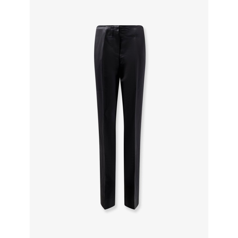 Easy Raw Edge viscose and linen trousers