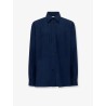 Viscose and linen shirt