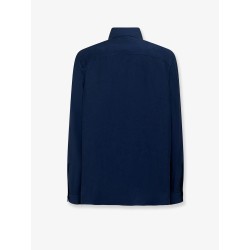 Viscose and linen shirt