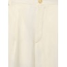 Viscose and linen trousers