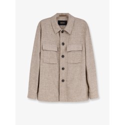 Corvin virgin wool, silk and linen jacket