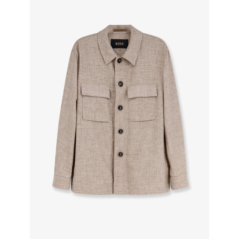 Corvin virgin wool, silk and linen jacket