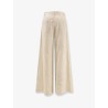 Ivy linen trousers with embroidery