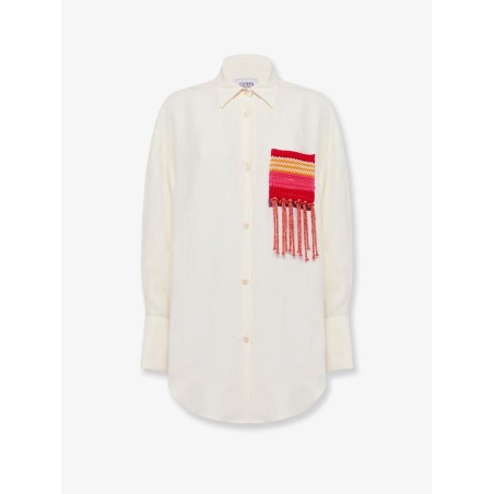 Over viscose and linen shirt
