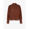 Sangallo lace Oriane shirt