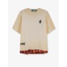Cotton T-shirt with front print