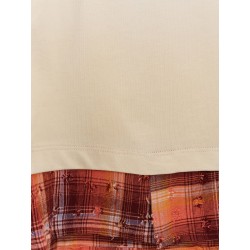 Cotton T-shirt with front print