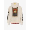 Cotton sweatshirt with logo print on the front