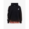 Cotton sweatshirt with logo on the front