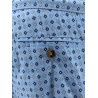 Nylon swim shorts with all-over micro-pattern