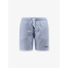 Nylon swim shorts with micro pattern