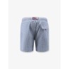 Nylon swim shorts with micro pattern