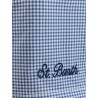 Nylon swim shorts with micro pattern