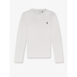 Cotton blend sweatshirt with iconic embroidery