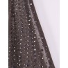 Crystal short dress with all-over rhinestone detail