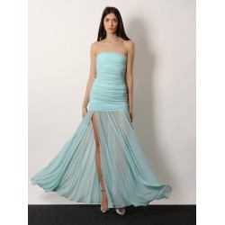Stretch fabric Adele long dress