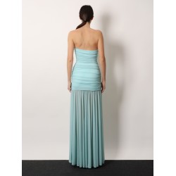 Stretch fabric Adele long dress