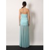 Stretch fabric Adele long dress