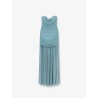 Stretch fabric Adele long dress