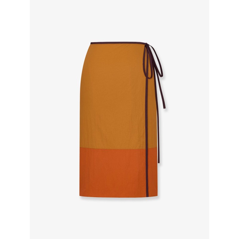 Nylon pencil skirt