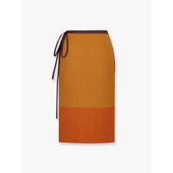 Nylon pencil skirt
