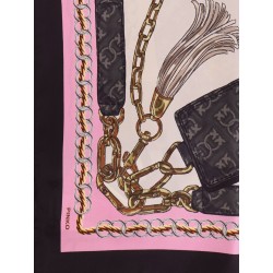 Limbo silk and viscose blend foulard with multicolor print