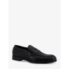 Adler leather loafers with woven pattern