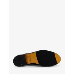Adler leather loafers with woven pattern