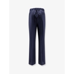 Linen and viscose trousers
