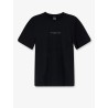 Cotton T-shirt with front lettering logo