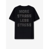 Cotton T-shirt with front lettering logo