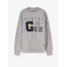 Cotton sweatshirt with print on the front