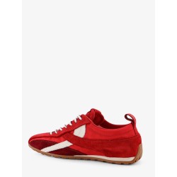 Nylon and suede sneakers