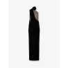 Cotton blend long dress