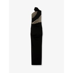 Cotton blend long dress